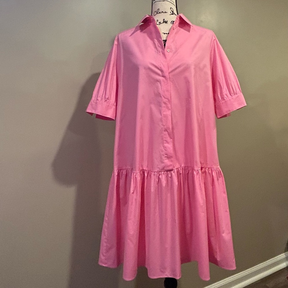 MARELLA Ebert Cotton Poplin 
Collared Shirt Dress - Picture 7 of 12